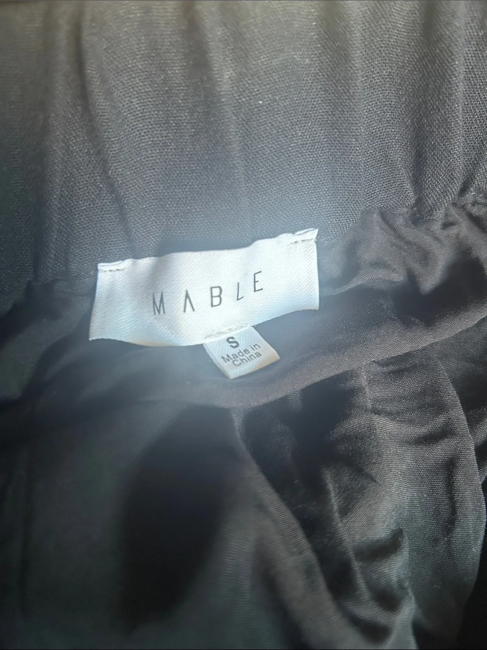 MABLE  Black Flowing Midi Skirt - Picture 3 of 13